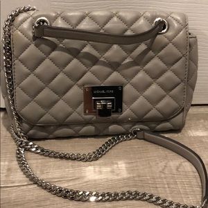 Michael Kors Grey Quilted Bag